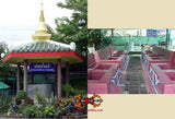 Fontaine sacrée thermale en thailande.