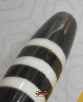Grand Dzi Tibétain à bandes. magiedubouddha
