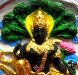 Belle grande amulette Jatukham Rammathep Mahaséti - Wat Phra Mahatat.
