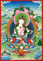 Amulette Tibétaine mantra de Vajrasattva - Style Bouthanais.