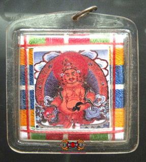 Amulette Yantra du Bouddha de fortune Tibétain Dzambhala. La Magie du Bouddha.
