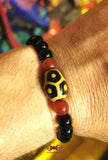 Bracelet de longévité Tibétain - avec Dzi de longue vie à 8 yeux.
