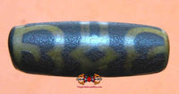 Dzi de type "Coiffe de Gourou Rinpoché". La Magie du Bouddha.