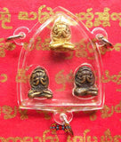 Grande amulette 3 Phra Pidta - Temple de LP Kassem