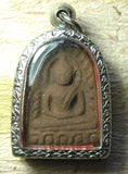 Amulette de fortune Phra Sumkho - Lek Nam Pee + verre alchimique