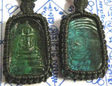 Amulette Phra Somdej en verre alchimique