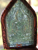 Amulette de charme Phra Khunpen en verre alchimique