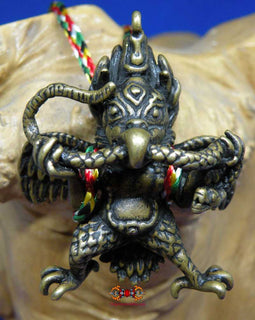 Amulette Tibétaine en bronze du Garouda. La Magie du Bouddha.