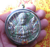 Grande amulette multicolore de Phra Pikanet - Très Vénérable LP Jom Nakséno.