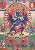 Tablette votive Tsa Tsa du Tibet - Hevajra