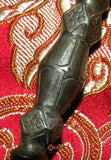 Dague rituelle Phurba en fer (avec crâne).