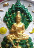 Amulette Thaï Jatukham Rammathep et Bouddha Sakyamouni - Wat Phra Mahatat.
