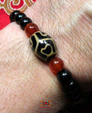 Bracelet Tibétain pour la sagesse - avec Dzi Lotus.