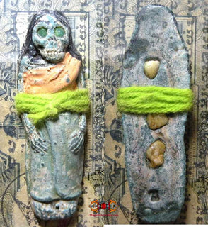Amulettes Vaudou Thaï de Mae Hong Praï - Vénérable Ajarn Thongkham Kongsatra. La Magie du Bouddha.
