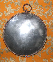Miroir rituel Tibétain de méditation Dzogchen Melöng - Instrument rituel tantrique.