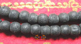 Chapelet Bouddhiste Look Phrakham en bois noir - Très Vénérable LP Kambo.