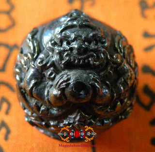 Perle sacrée alchimique Look Sakot Phra Rahu - protection puissante contre la magie noire. La Magie du Bouddha.