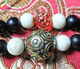 Chapelet Tibétain en perles de Shaligram.