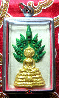 Amulette du Bouddha sous le Roi des Nâgas Phra Naphok - Vénérable LP Rak. La Magie du Bouddha.