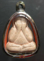 Amulette Phra Pidta et stupa. 