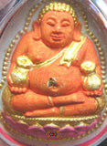 Amulette Thai du Bouddha de fortune Phra Sanghajai Udomsuk (version peinte) - Très Vénérable LP Sawai.