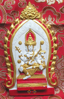 Plaque votive Phra Phrom (Brahma) - Temple du Très Vénérable LP Dooh. vendor-unknown