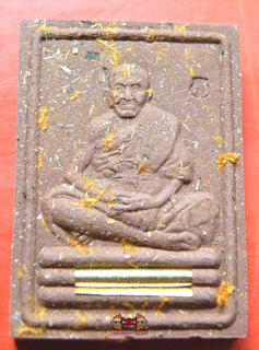 Amulette Thai portrait Roop Lor (avec reliques et Yant Kropetch) - Très Vénérable LP Saen. La Magie du Bouddha.
