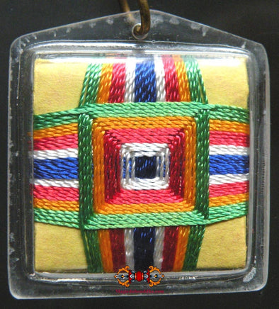 Puissante amulette Tibétaine Yantra Bönpo de Tagla Membar - Protection contre la magie noire. La Magie du Bouddha.