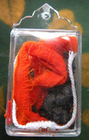 Thai amulet against bad weather - Venerable Phrakru Sangharaj Uthai. 