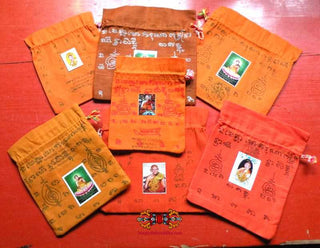 Sac magique de fortune Krapaow Ngern - Très Vénérable LP Hong Promapanyo. La Magie du Bouddha.