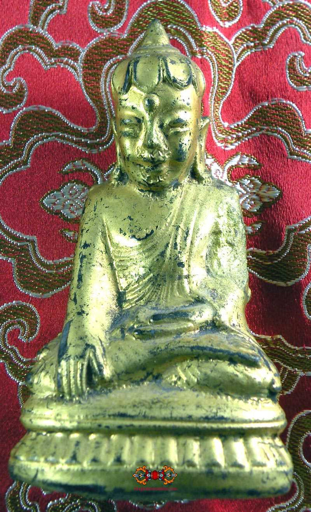Statuette ancienne du Bouddha Phra Upakut - Birmanie