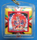 Amulette tibétaine bonpo de warse khorlo.