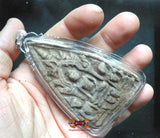 Belle tablette votive Bouddhiste ancienne Thai.