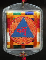 Grande amulette Bönpo Yantra de Tagla Membar - Protection contre les accidents. magiedubouddha