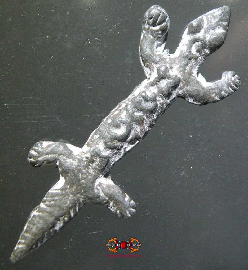 Amulette Thai gecko ancienne.