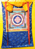 Grande Thangka Tibétaine du Shri Yantra.