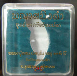 Amulette dent de tigre noir Paya Saming Dam - Très Vénérable LP Saen.