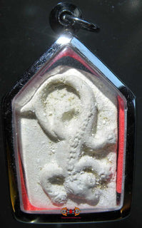 Amulette Thai Gecko Jingjok Song Hang. magiedubouddha