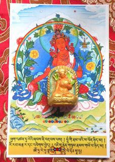 Amulettes Tibétaines Tsa Tsa de Dölma orange Ritrö Loma Gyönma - Protection contre les épidémies. La Magie du Bouddha.