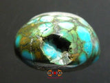 Perle de turquoise Tibétaine et quartz.