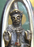 Amulette / statuette ancienne en bronze du Bouddha debout.
