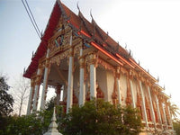 Curieuse amulette Bouddha et Lotus - Wat Phraya Yat magiedubouddha