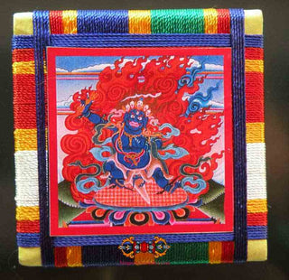Amulette Yantra Bönpo de Nampar Jyompa - Protection contre les Nâgas. La Magie du Bouddha.
