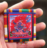 Amulette Tibétaine Yantra Bönpo de la déité Nampar Jyompa 
