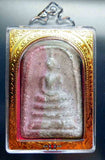 Grande amulette Phra Somdej ancienne bicolore