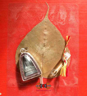 Amulette Bouddha de pierre + reliques du lieu de naissance du Bouddha. La Magie du Bouddha.