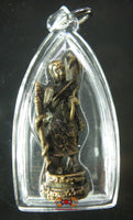 Belle amulette Phra Siwali en bronze