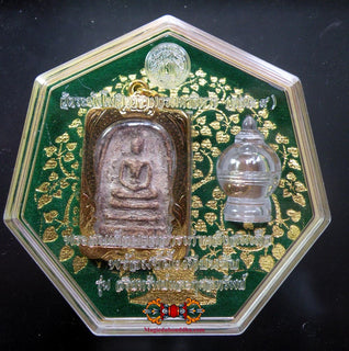Superbe amulette Phra Somdej Boran du Wat Rakhang (+ bille look nimit). La Magie du Bouddha.