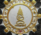 Belle grande amulette Jatukham Rammathep Mahaséti - Wat Phra Mahatat.