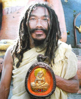Amulette tibétaine tsa tsa de yogi pemba dorje.